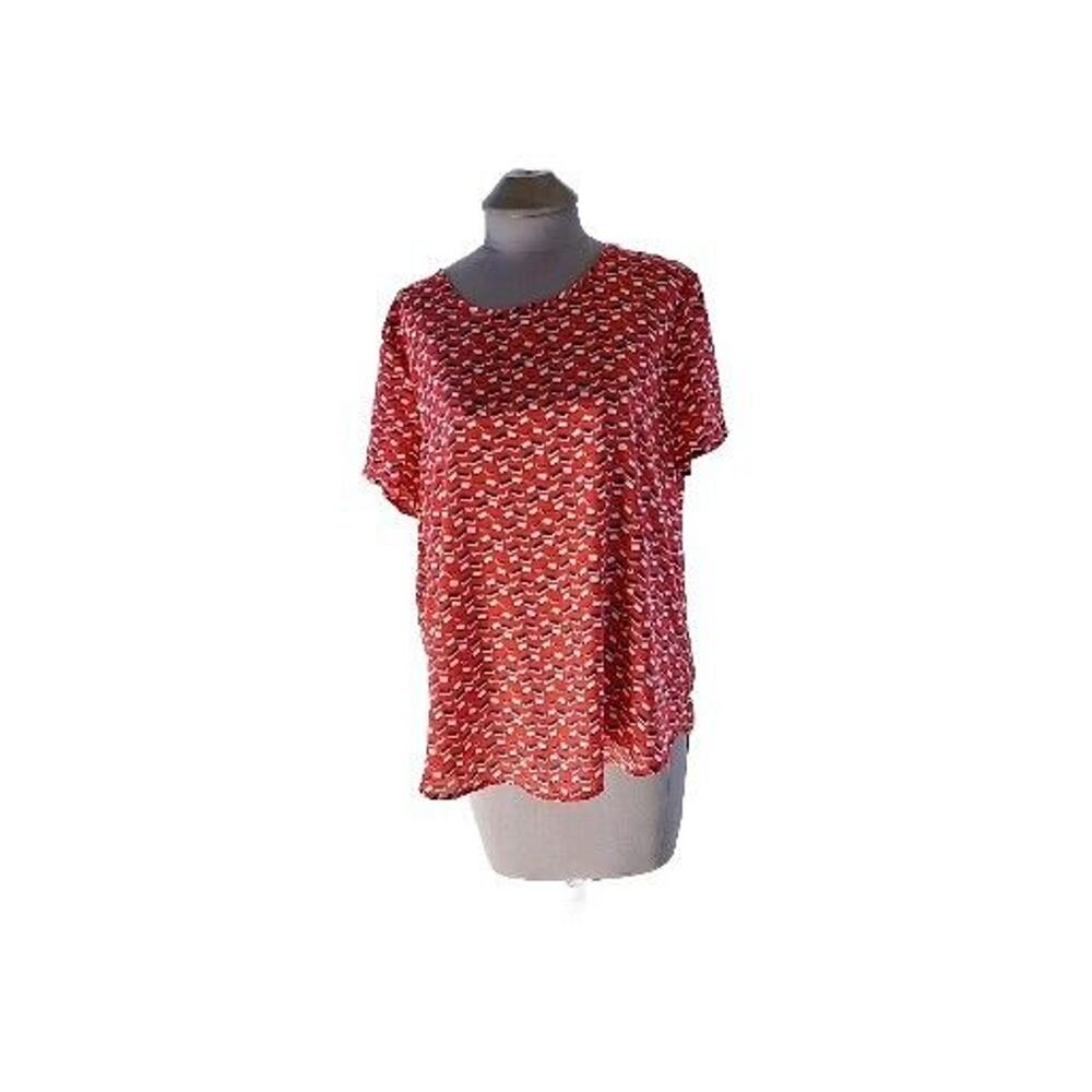 Pleione Size XL Short Sleeve Blouse/Top